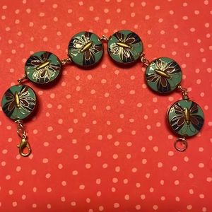 Butterfly Enamel Fashionable Bracelet